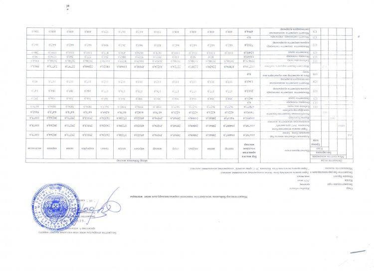 2020 жылға арналған егжей-тегжейлі жоспар