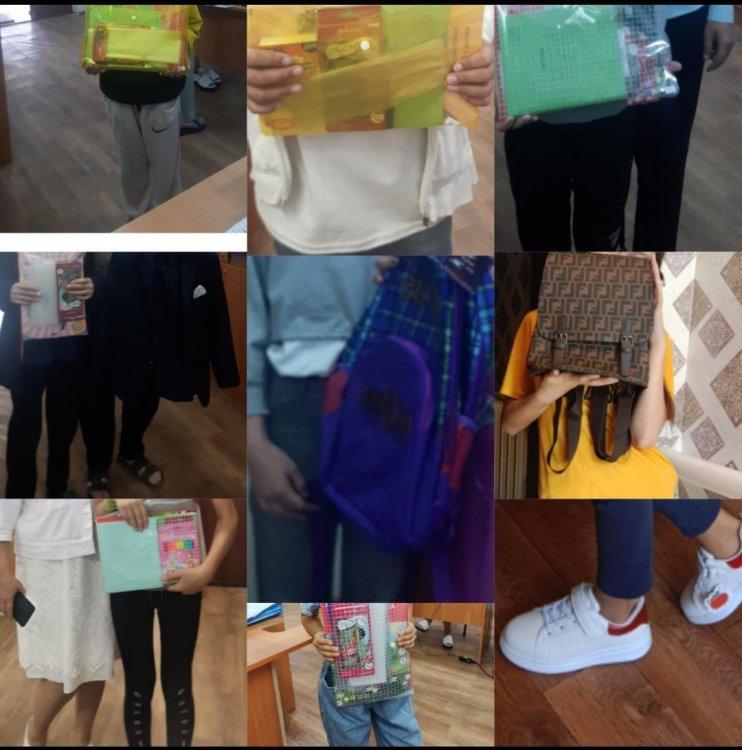 ✓43 орта мектебінде "Мектепке жол" республикалық акциясы жалғасуда.