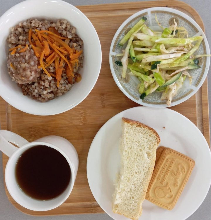 24.02.2025 ж тегін ыстық тамақтанатын білім алушылардың ас мәзірі.