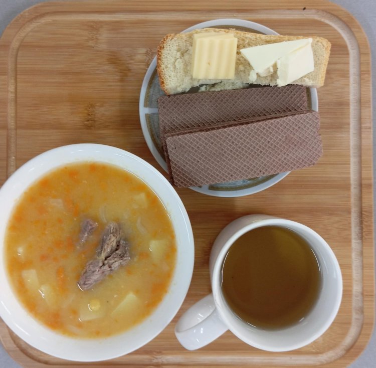 25.02.2025 ж тегін ыстық тамақтанатын білім алушылардың ас мәзірі.